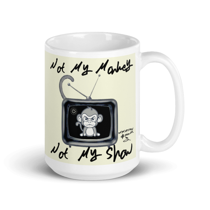 Redemption Journey™ Not My Monkey, Not My Show — Heavyweight Ceramic Mug