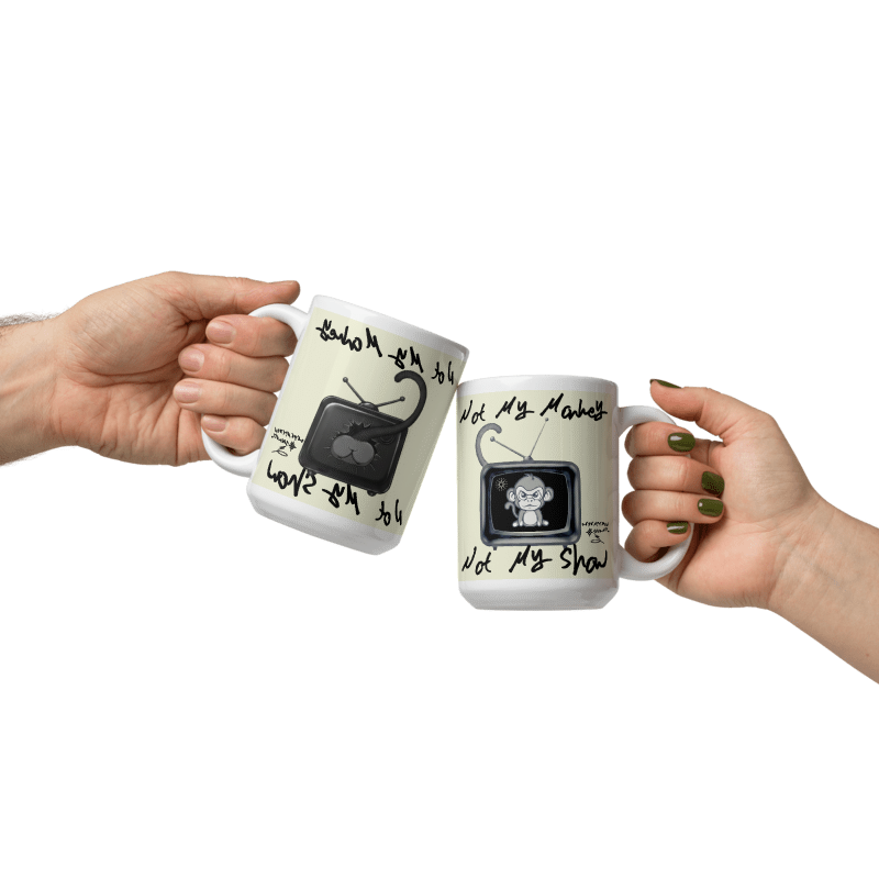 Redemption Journey™ Not My Monkey, Not My Show — Heavyweight Ceramic Mug