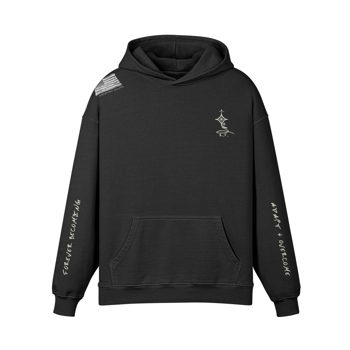 REDEMPTION JOURNEY™ GOD'S WATCH — HEAVYWEIGHT MATTE HOODIE