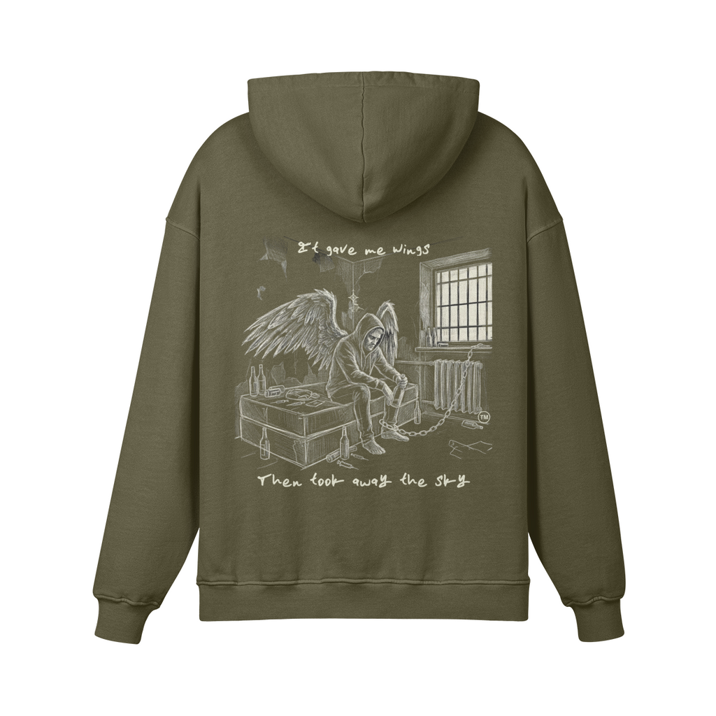 Redemption Journey™ It Gave Me Wings — Heavyweight Matte Hoodie