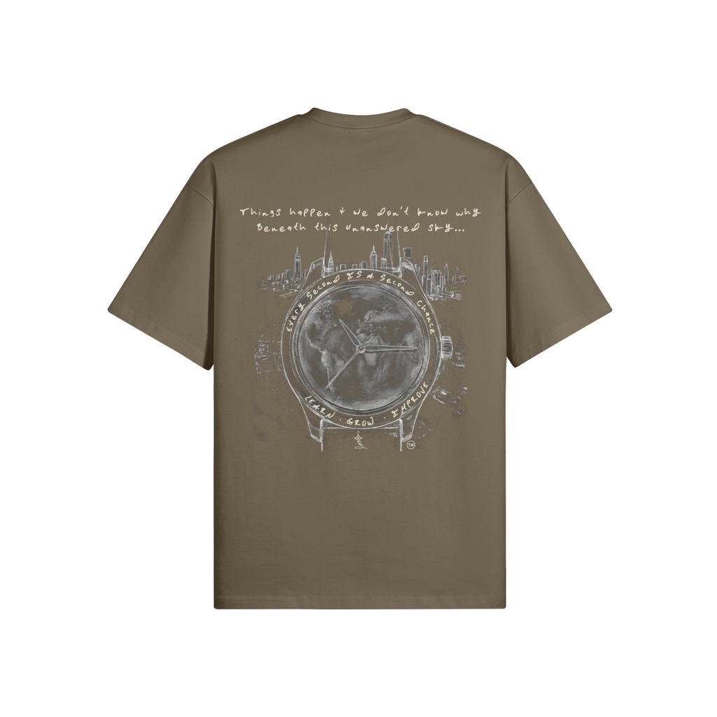 REDEMPTION JOURNEY™ GOD'S WATCH — OVERSIZED MATTE TEE