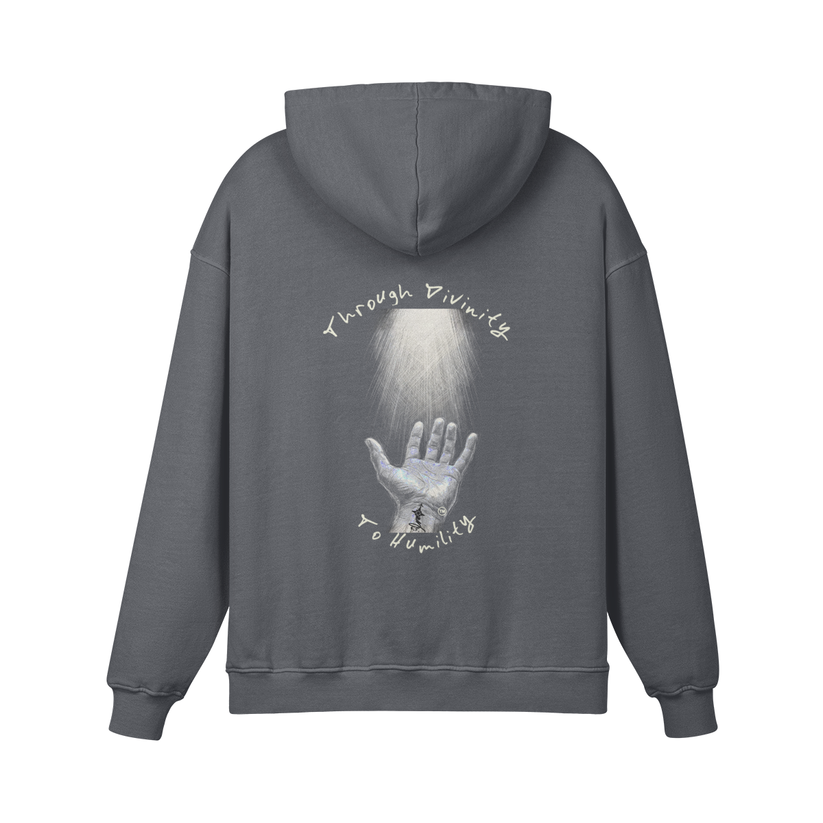 REDEMPTION JOURNEY™ THROUGH DIVINITY TO HUMILITY — HEAVYWEIGHT MATTE HOODIE