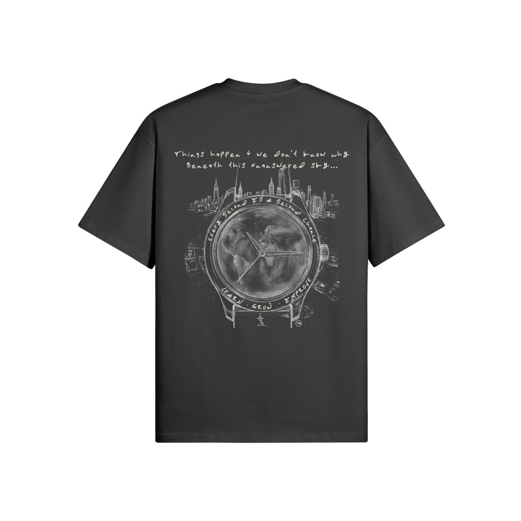 REDEMPTION JOURNEY™ GOD'S WATCH — OVERSIZED MATTE TEE