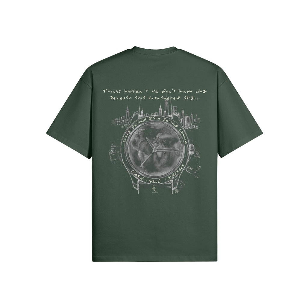 REDEMPTION JOURNEY™ GOD'S WATCH — OVERSIZED MATTE TEE