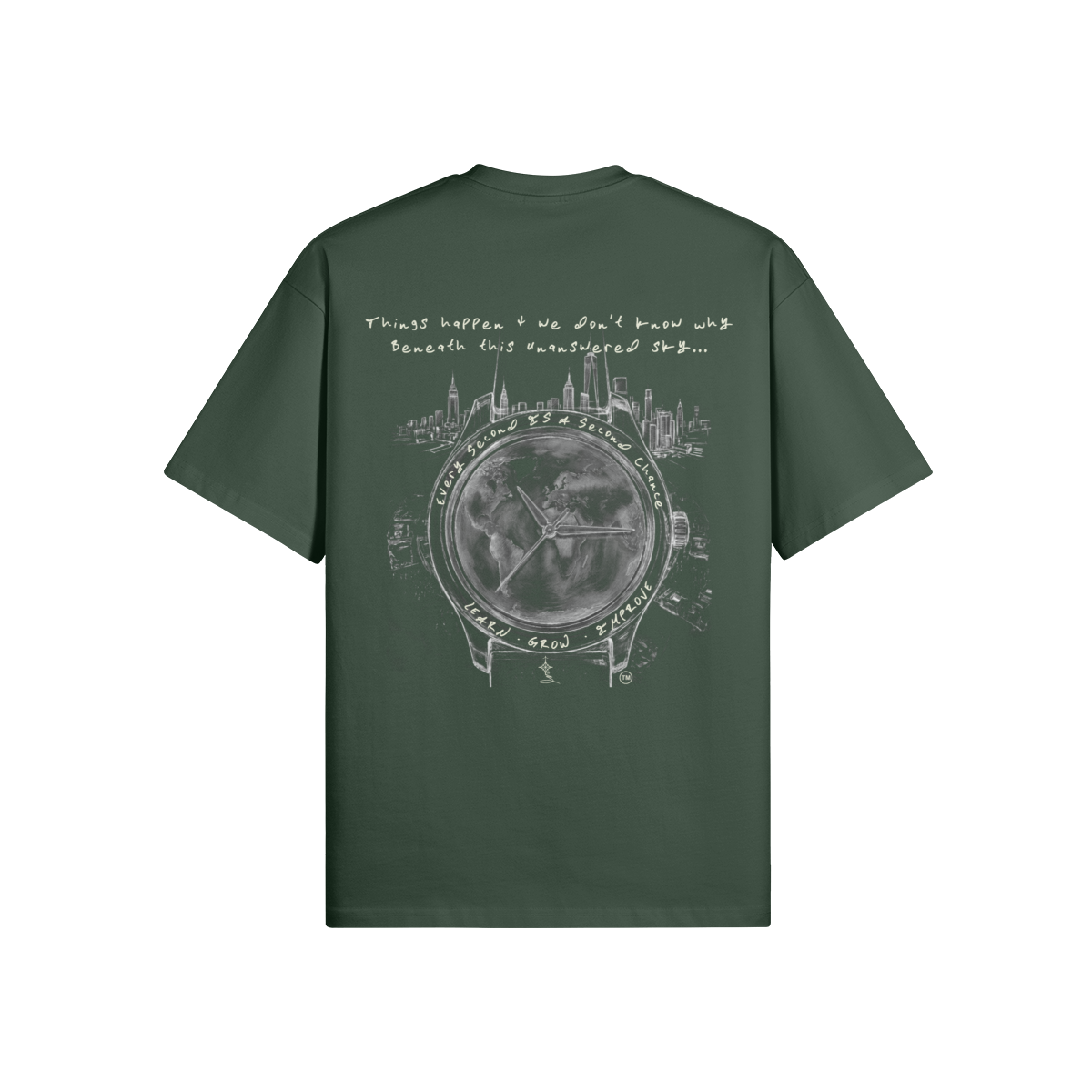 REDEMPTION JOURNEY™ GOD'S WATCH — OVERSIZED MATTE TEE