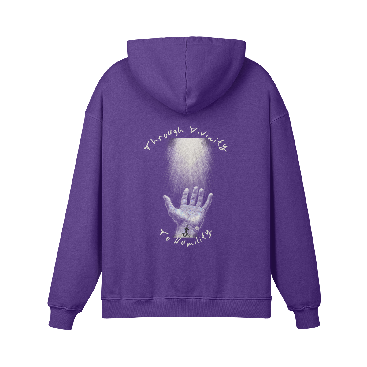 REDEMPTION JOURNEY™ THROUGH DIVINITY TO HUMILITY — HEAVYWEIGHT MATTE HOODIE