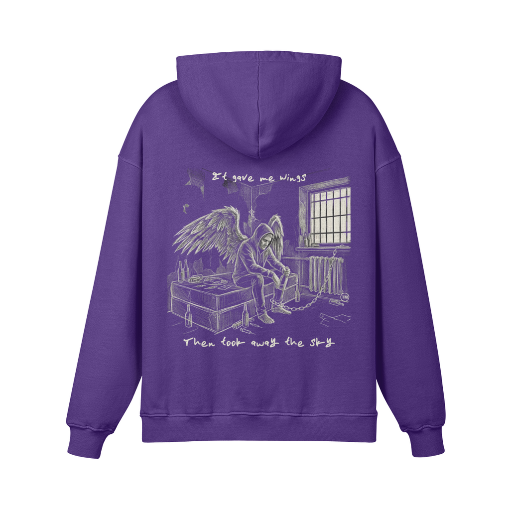 Redemption Journey™ It Gave Me Wings — Heavyweight Matte Hoodie