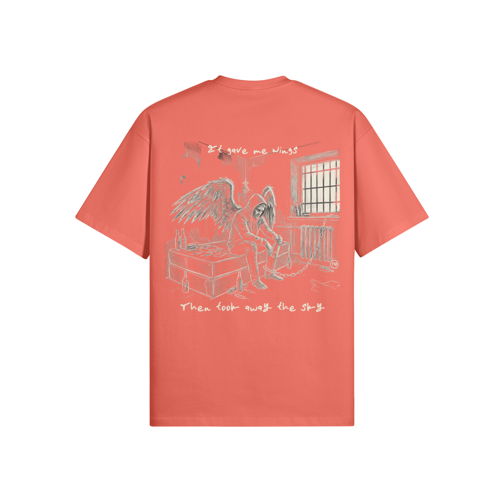 Redemption Journey™ It Gave Me Wings — Oversized Matte Tee