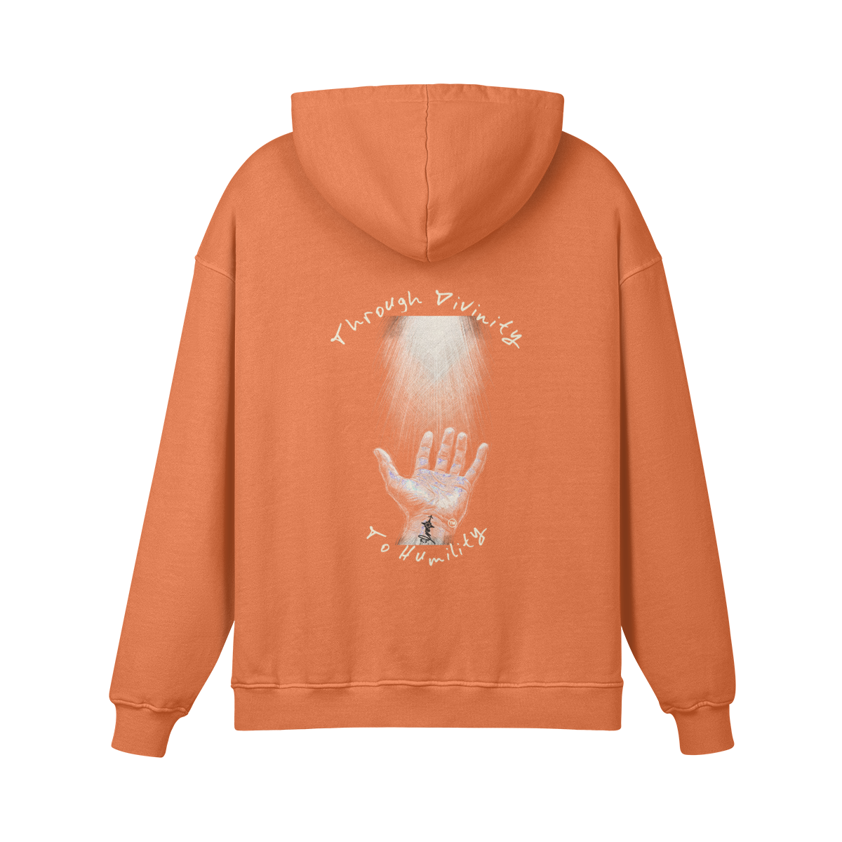 REDEMPTION JOURNEY™ THROUGH DIVINITY TO HUMILITY — HEAVYWEIGHT MATTE HOODIE
