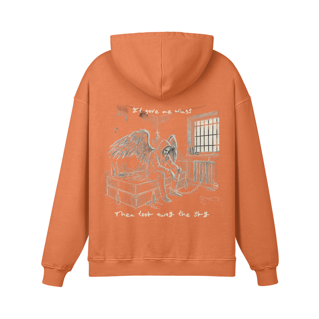 Redemption Journey™ It Gave Me Wings — Heavyweight Matte Hoodie