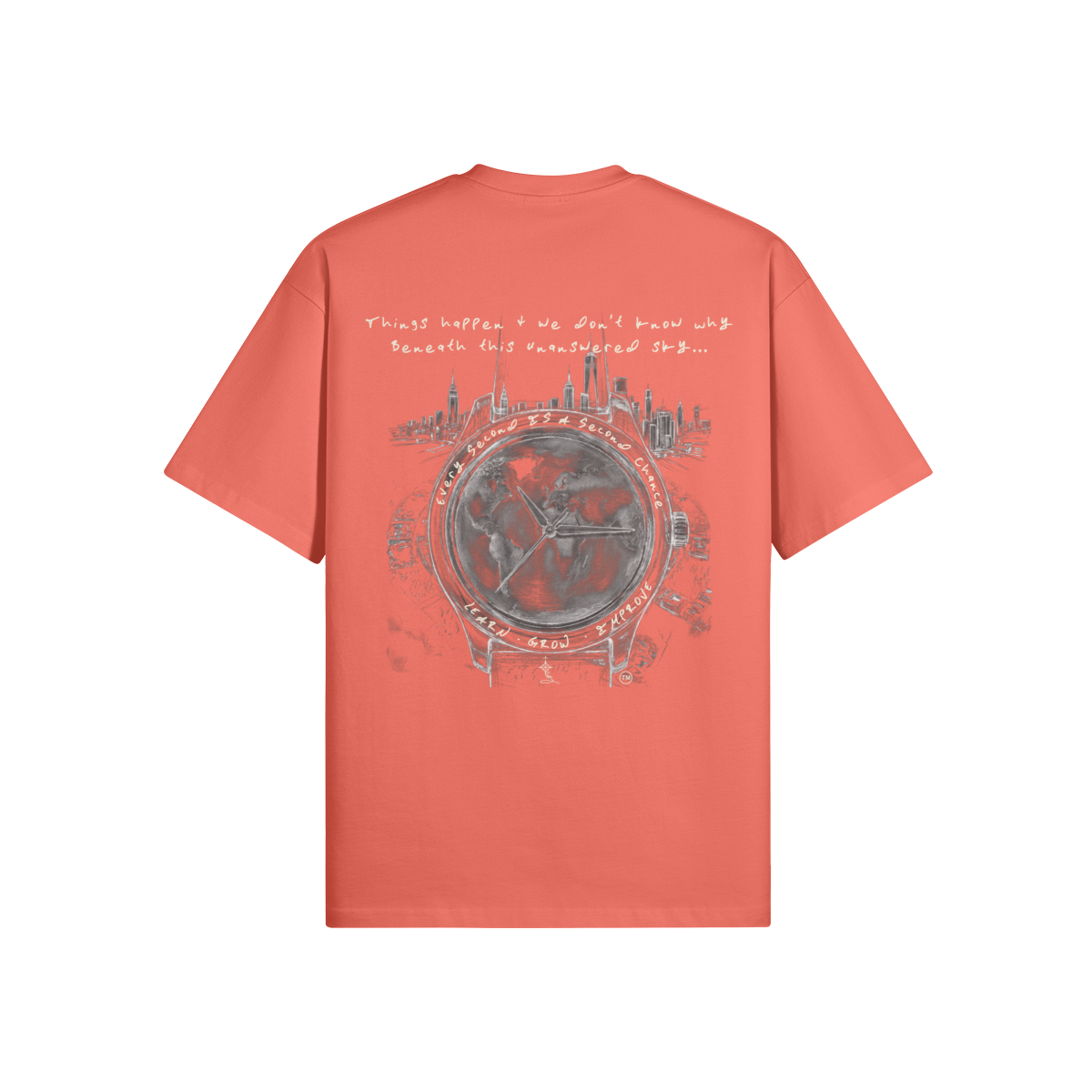 REDEMPTION JOURNEY™ GOD'S WATCH — OVERSIZED MATTE TEE