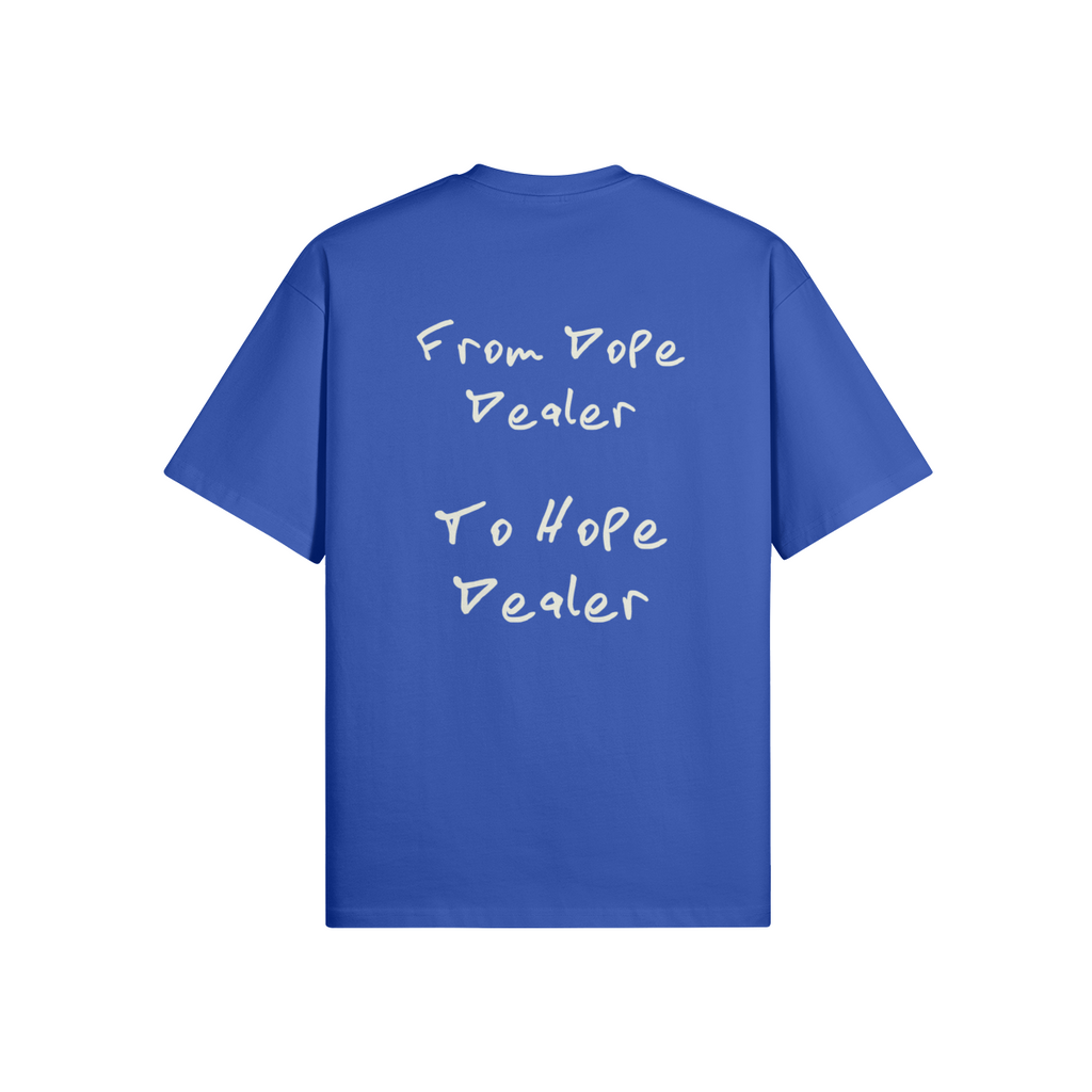 REDEMPTION JOURNEY FROM DOPE DEALER TO HOPE DEALER — OVERSIZED MATTE TEE
