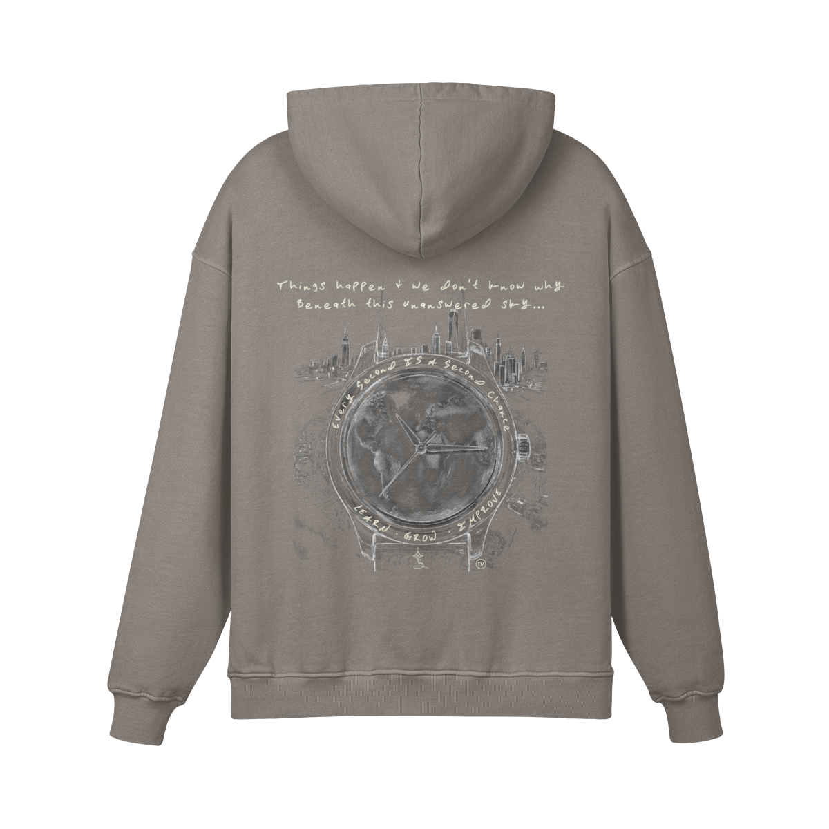 REDEMPTION JOURNEY™ GOD'S WATCH — HEAVYWEIGHT MATTE HOODIE