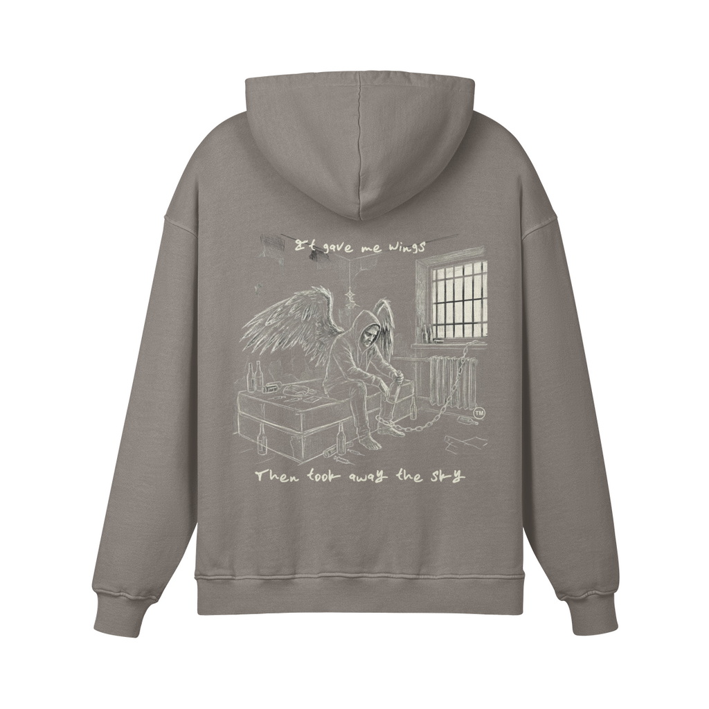 Redemption Journey™ It Gave Me Wings — Heavyweight Matte Hoodie