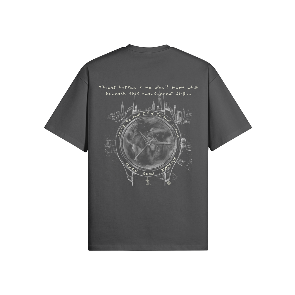 REDEMPTION JOURNEY™ GOD'S WATCH — OVERSIZED MATTE TEE