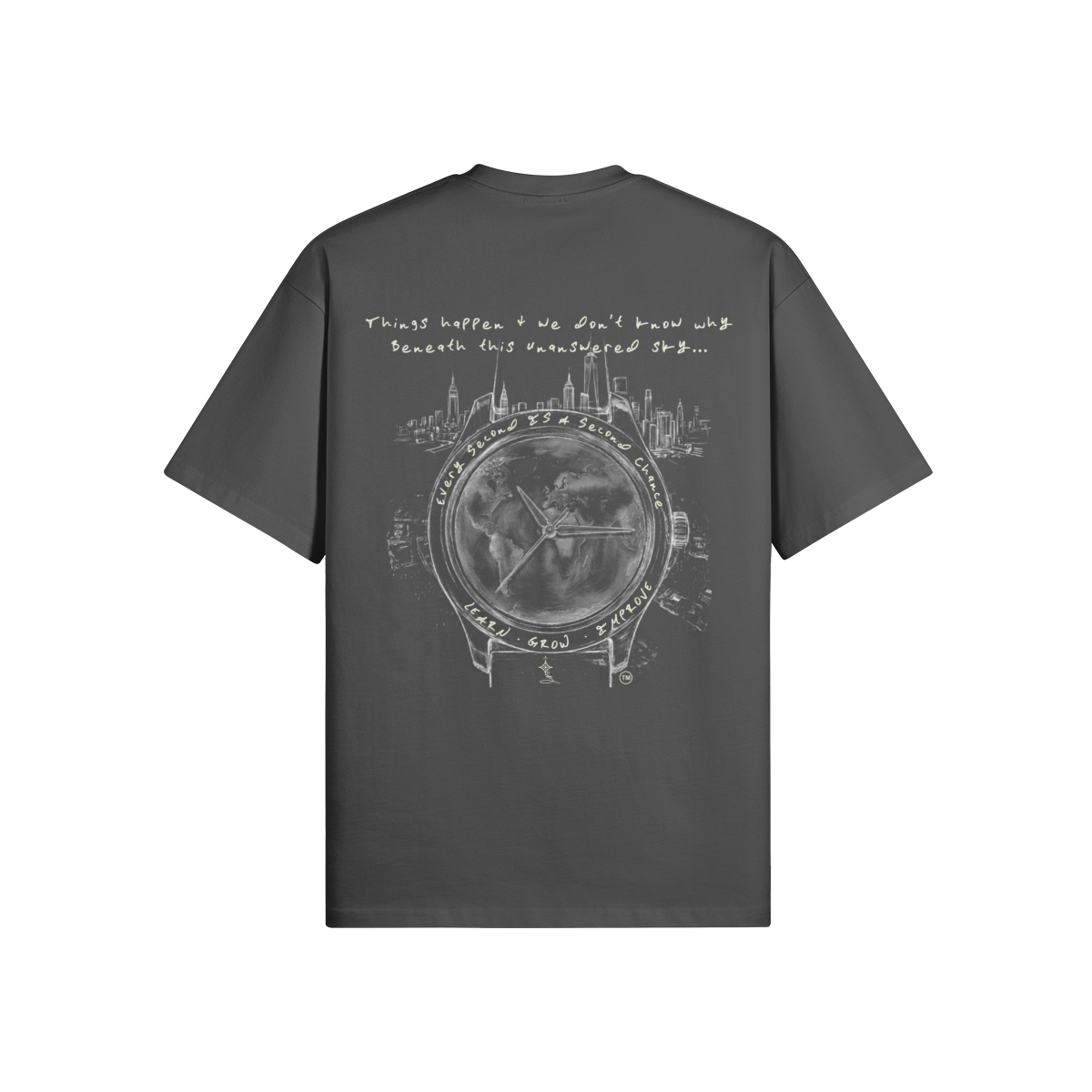 REDEMPTION JOURNEY™ GOD'S WATCH — OVERSIZED MATTE TEE