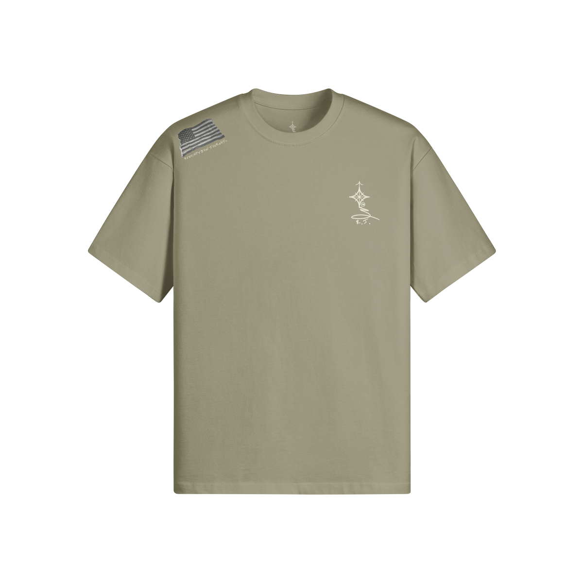 REDEMPTION JOURNEY™ GOD'S WATCH — OVERSIZED MATTE TEE