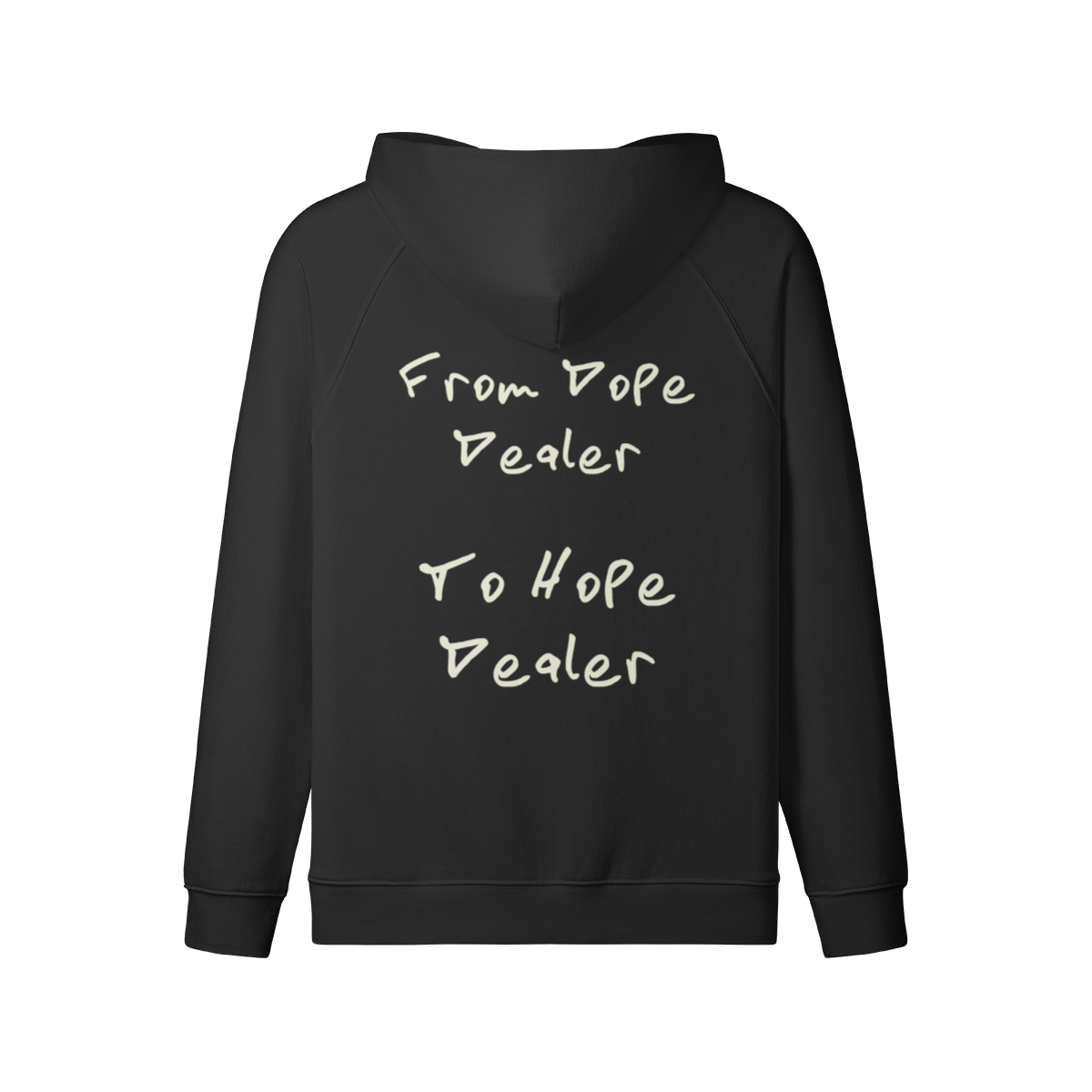REDEMPTION JOURNEY FROM DOPE DEALER TO HOPE DEALER — HEAVYWEIGHT MATTE ZIP HOODIE