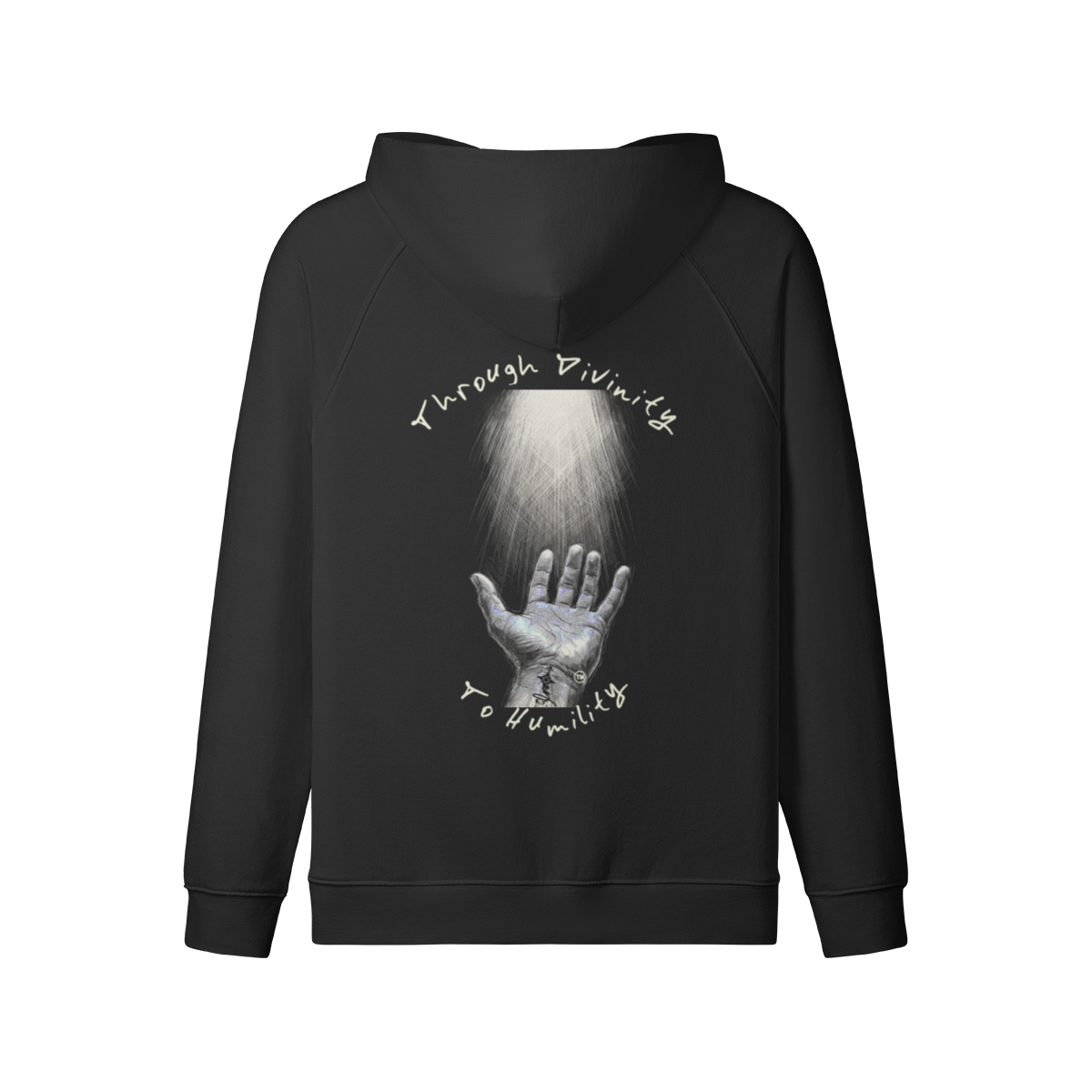 REDEMPTION JOURNEY™ THROUGH DIVINITY TO HUMILITY — HEAVYWEIGHT MATTE ZIP HOODIE