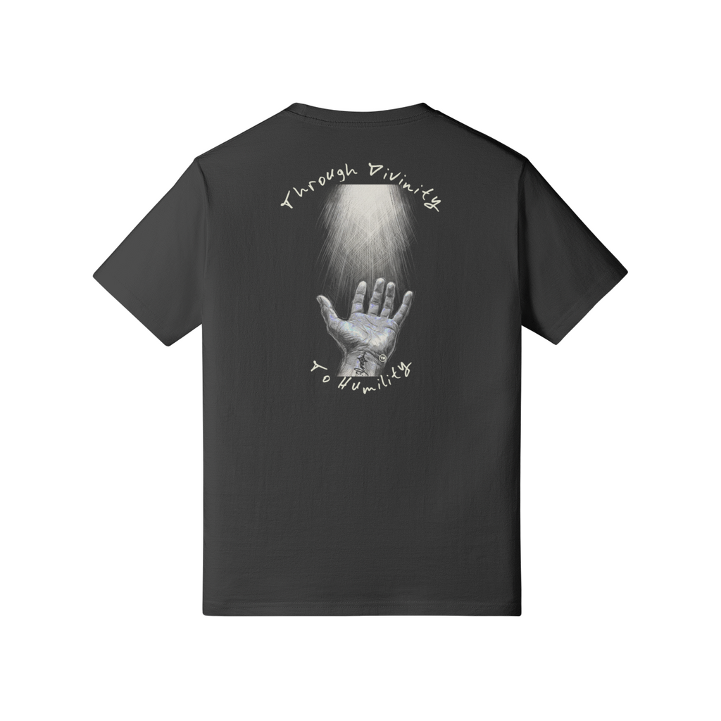 REDEMPTION JOURNEY™ THROUGH DIVINITY TO HUMILITY — HEAVYWEIGHT MATTE TEE