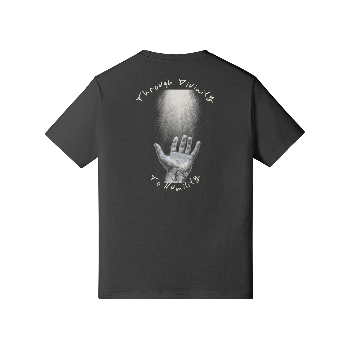 REDEMPTION JOURNEY™ THROUGH DIVINITY TO HUMILITY — HEAVYWEIGHT MATTE TEE