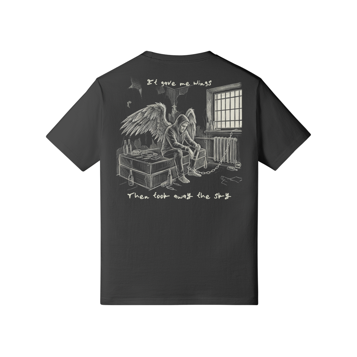 Redemption Journey™ It Gave Me Wings — Heavyweight Matte Tee