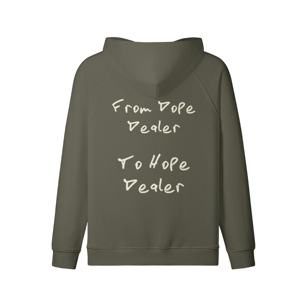 REDEMPTION JOURNEY FROM DOPE DEALER TO HOPE DEALER — HEAVYWEIGHT MATTE ZIP HOODIE