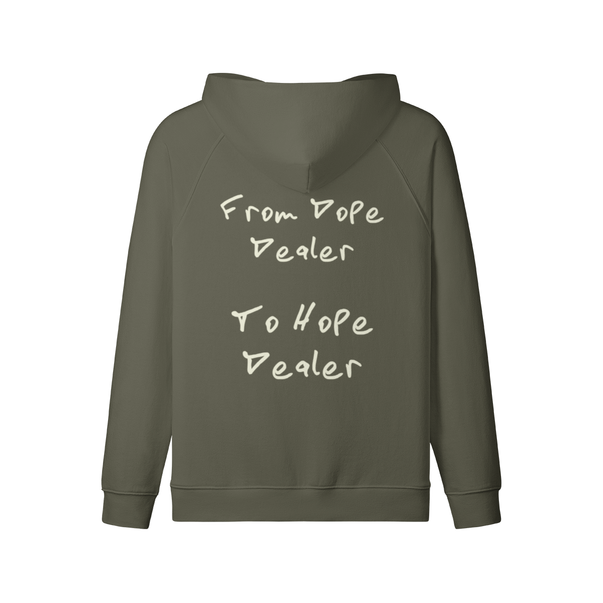REDEMPTION JOURNEY FROM DOPE DEALER TO HOPE DEALER — HEAVYWEIGHT MATTE ZIP HOODIE