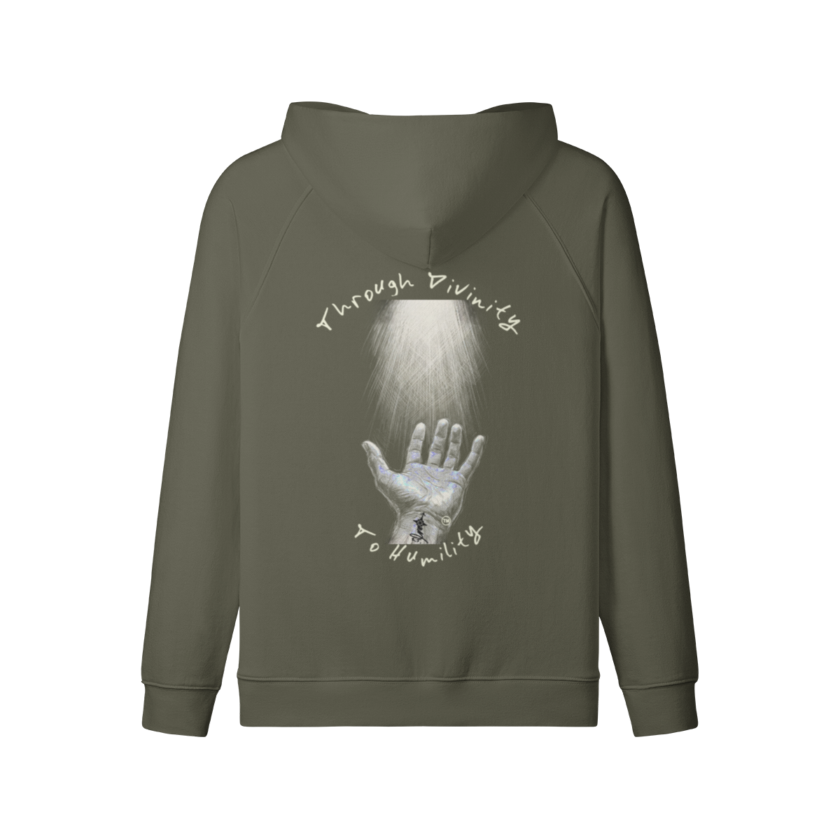 REDEMPTION JOURNEY™ THROUGH DIVINITY TO HUMILITY — HEAVYWEIGHT MATTE ZIP HOODIE