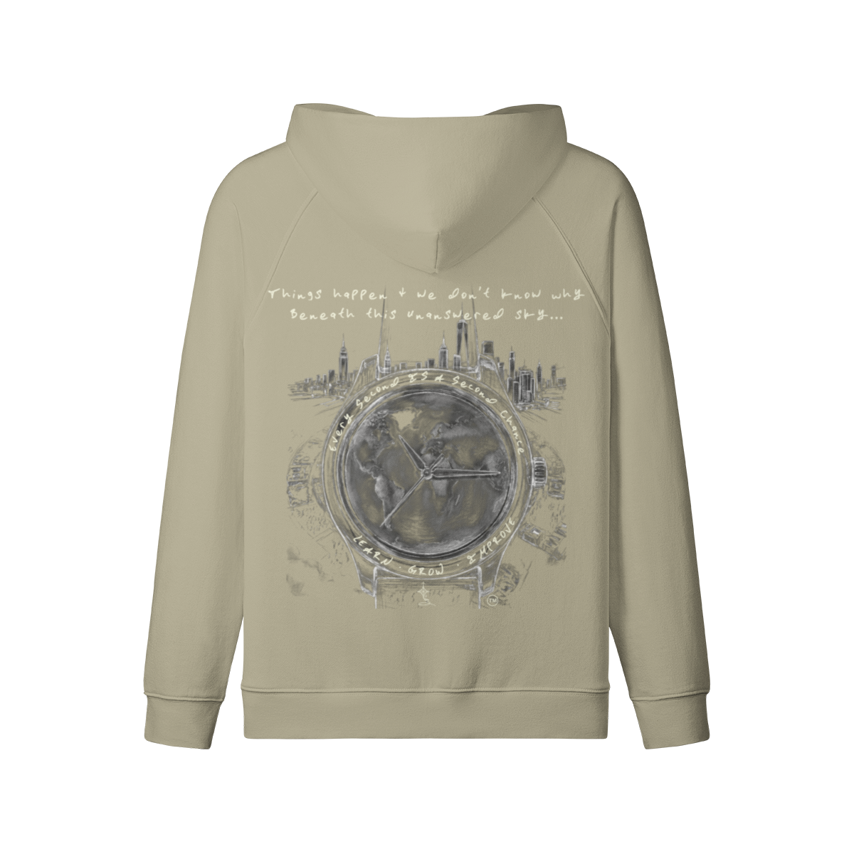 REDEMPTION JOURNEY™ GOD'S WATCH — HEAVYWEIGHT MATTE ZIP HOODIE