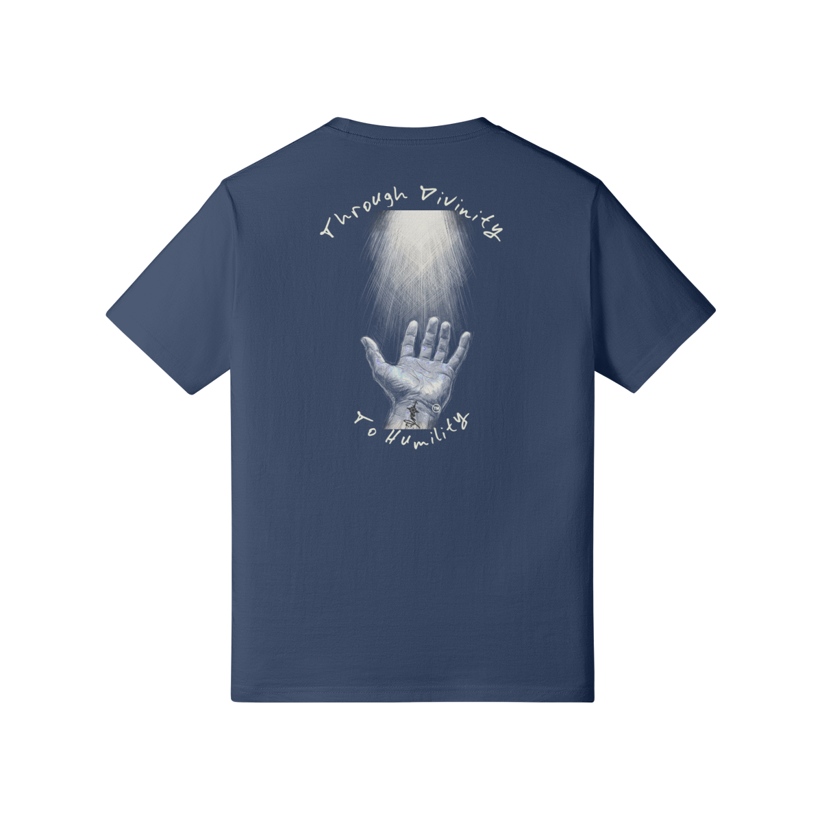 REDEMPTION JOURNEY™ THROUGH DIVINITY TO HUMILITY — HEAVYWEIGHT MATTE TEE