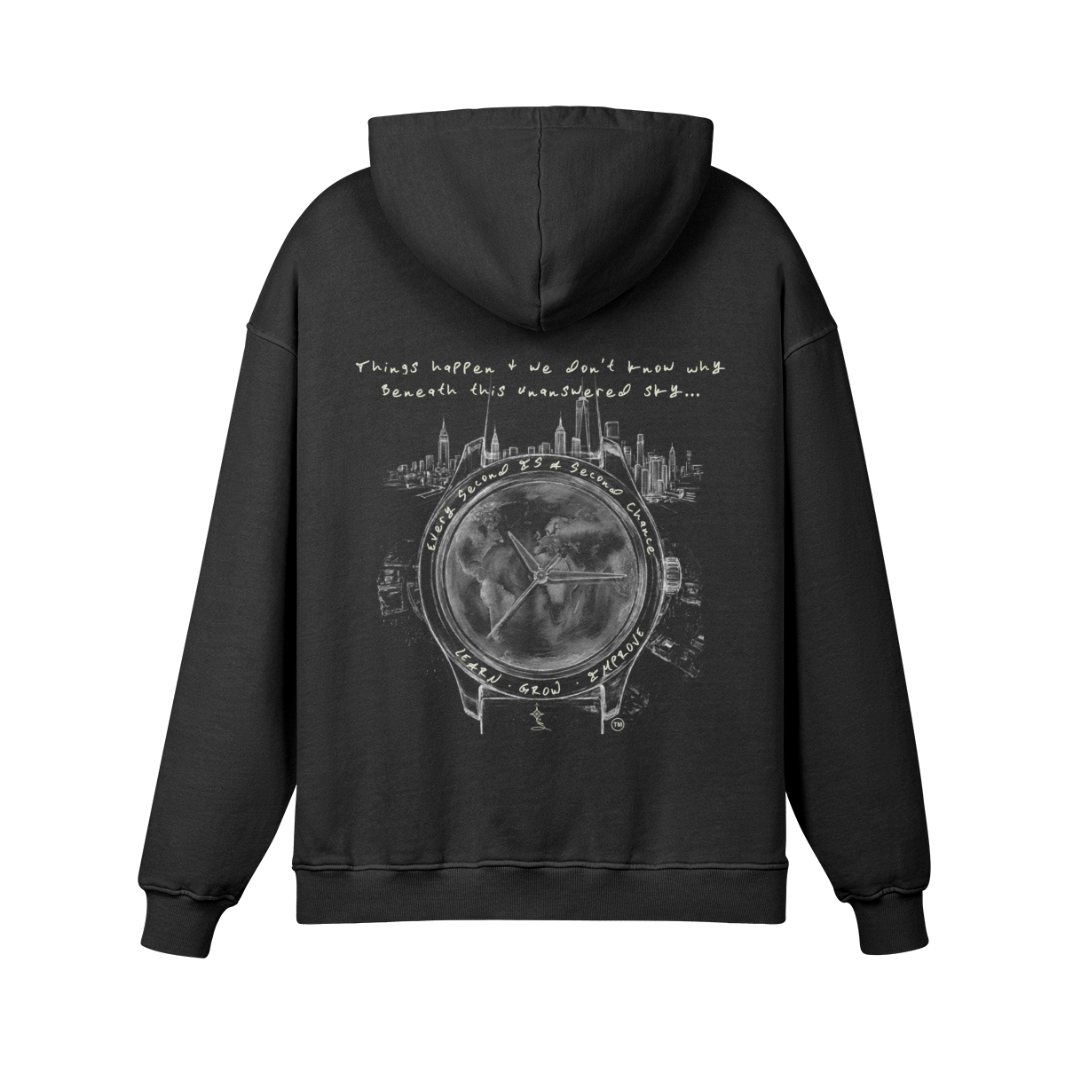 REDEMPTION JOURNEY™ GOD'S WATCH — HEAVYWEIGHT MATTE HOODIE