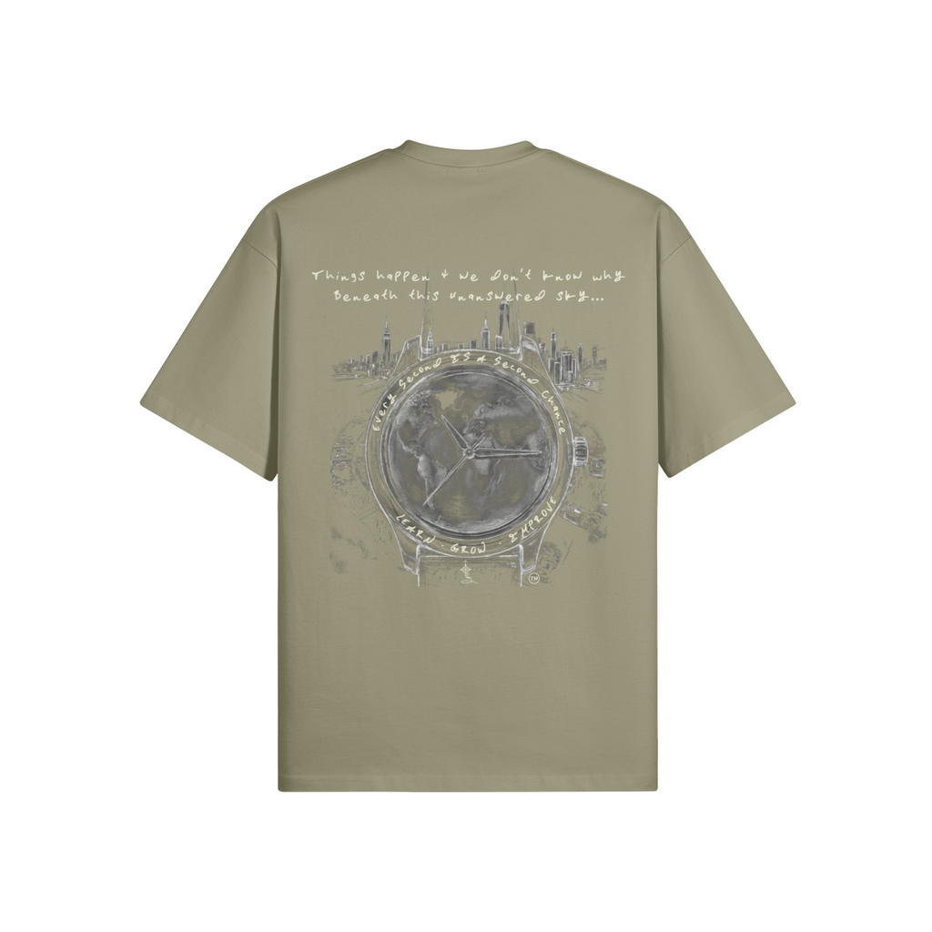 REDEMPTION JOURNEY™ GOD'S WATCH — OVERSIZED MATTE TEE
