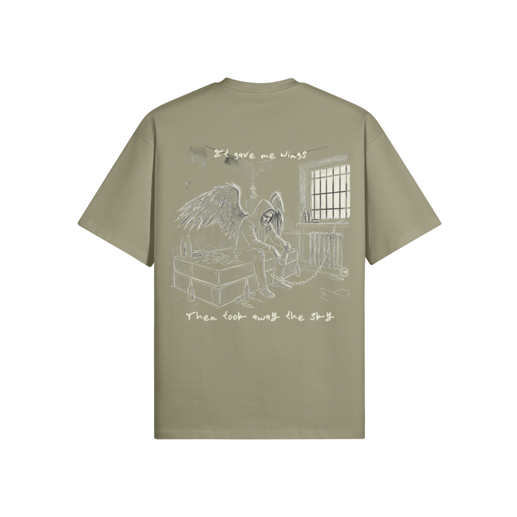 Redemption Journey™ It Gave Me Wings — Oversized Matte Tee