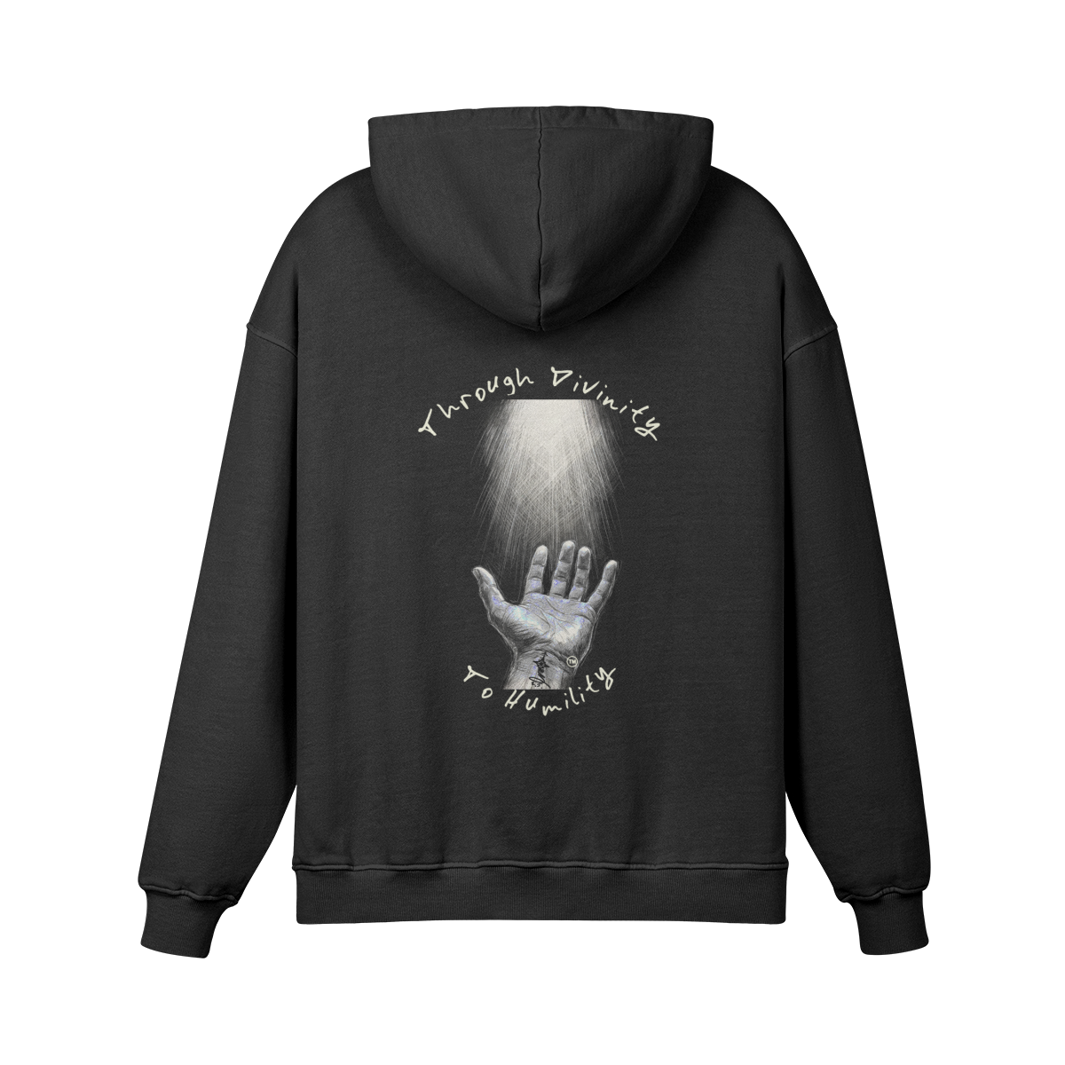 REDEMPTION JOURNEY™ THROUGH DIVINITY TO HUMILITY — HEAVYWEIGHT MATTE HOODIE